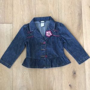 Girls size 4 Gymboree jean blazer